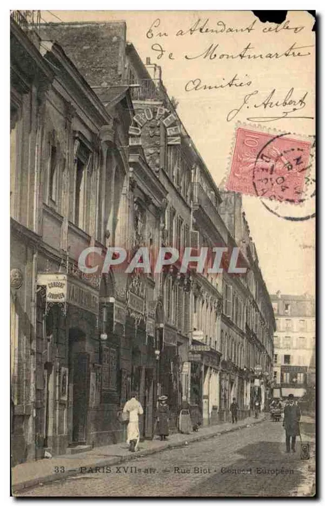 Rue Biot — Concert Européen — éditeur LANGE & GRIVIER, n°33 - Vorderseite