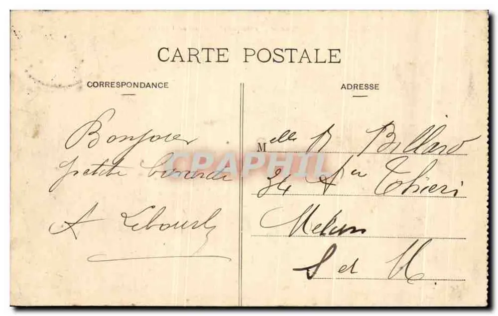 Mézières - Place de la République und Avenue de Charleville — Éd. Leloup, Verlag, Charleville - Rückseite
