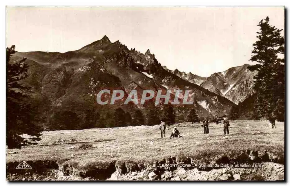 Mont-Dore — Aiguilles du Diable und Vallée d'Enfer — Verlag A.P. Nr. 81 - Vorderseite