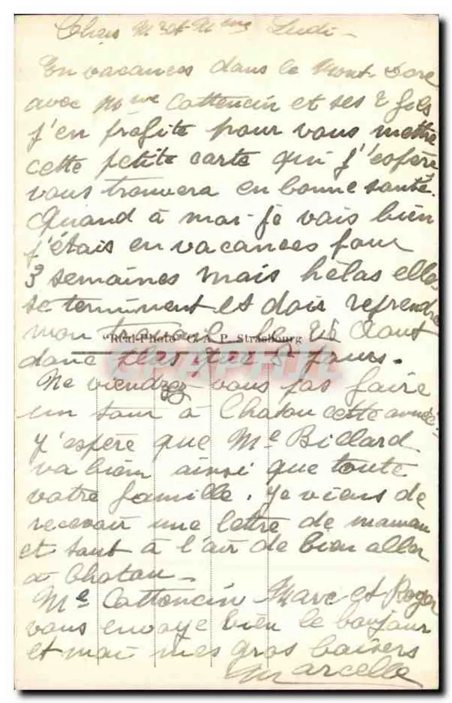 Mont-Dore — Aiguilles du Diable und Vallée d'Enfer — Verlag A.P. Nr. 81 - Rückseite