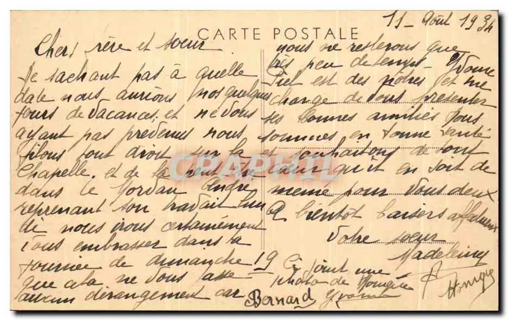 Ponte-sur-Yonne (Yonne) — Il Ponte Nazionale — Editore Combier Macu - Verso