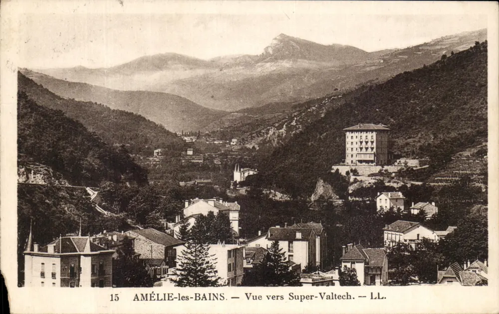 Amélie-les-Bains — Vista para Super-Valtech — L.L. - Frente