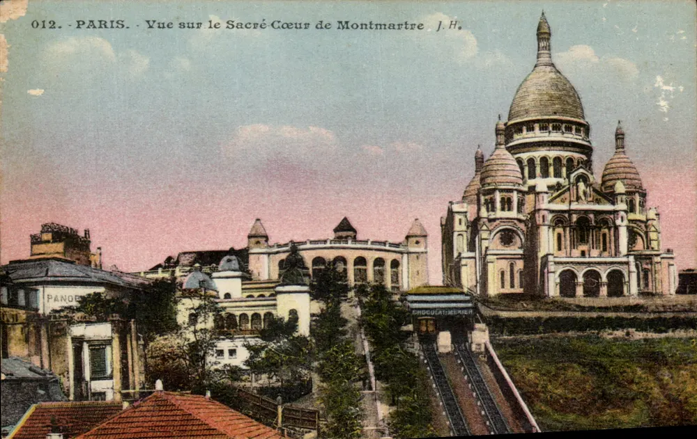 Paris - Ansicht des Sacré-Cœur von Montmartre - J.H. - 012 - Vorderseite