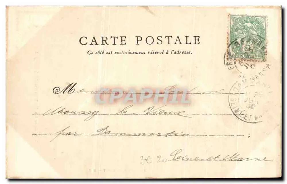 La Ferté-Bernard (lado pitoresco) — Sarthe — Libr. Renaud, n°72 - Verso