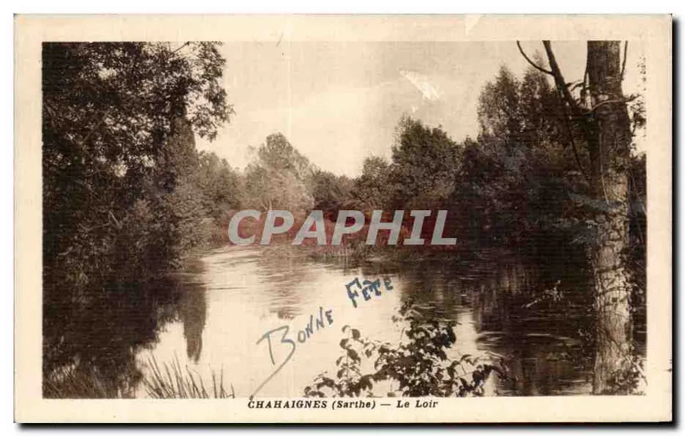 Chahaignes (Sarthe) — Le Loir - Frente