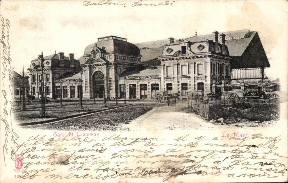 Bollon. Samedi — Gare du Tramway — éditeur imprimeur non visible - Awers