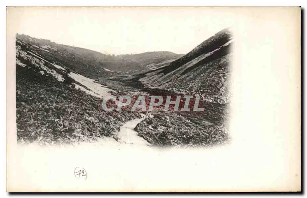 St-Léonard — Dorf in den Mancelles-Alpen (Coo-vrons) — Sammlung Adolphe Renard, Nr. 75 - Vorderseite