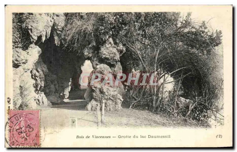 Bois de Vincennes — Grotte du lac Daumesnil — (2) - Vorderseite
