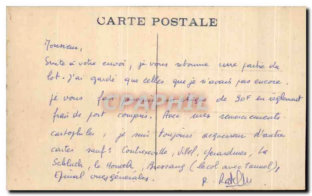 Abengourou — Kakauförderung — Der Transport — Jean Rose. Import-Export., Abidjan - Rückseite