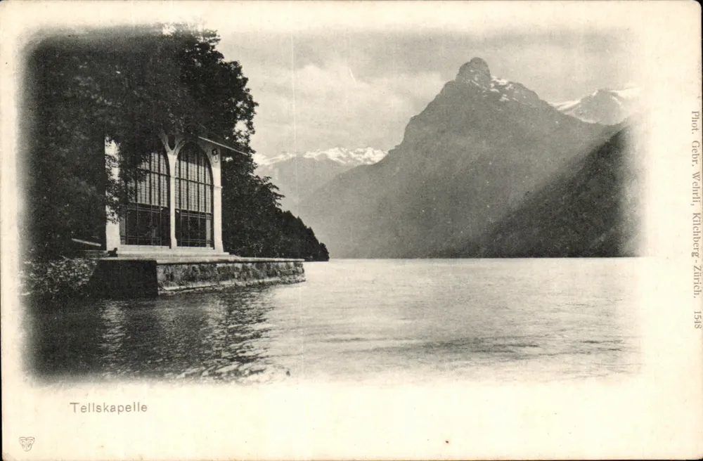 Tellskapelle — Kriensberg, Zurique — Fot. Gebr. Wehni, Kriensberg-Zurich, 1918 - Frente