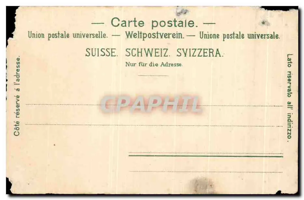Lowerzersee — vue du lac avec un bateau près de l'île Schwanau — Verlagsanstalt J. von Matt, Altdorf - Rückseite