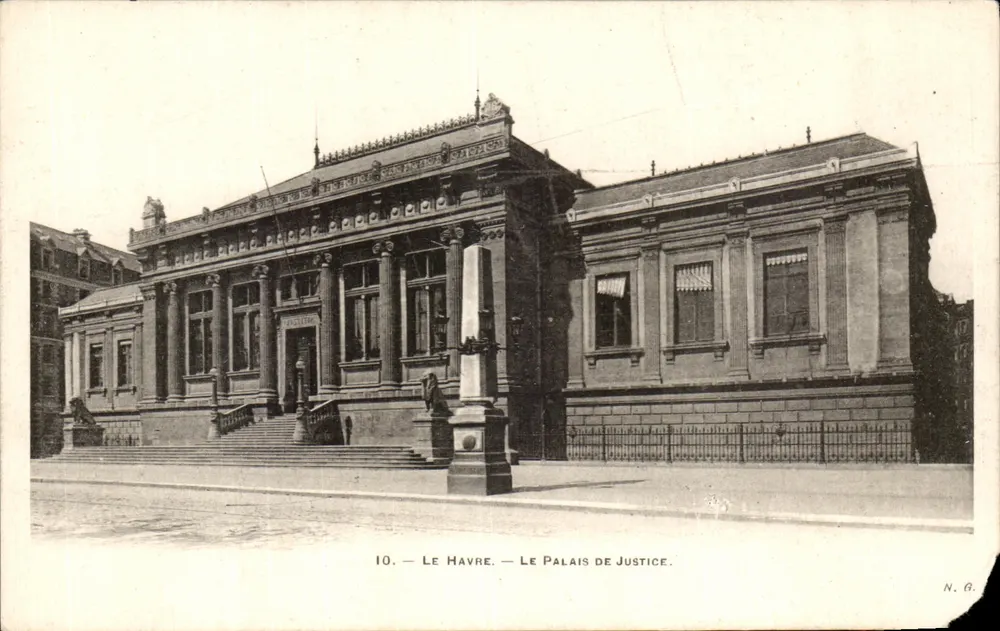 Le Havre — O Palácio de Justiça — N.G. n°10 - Frente