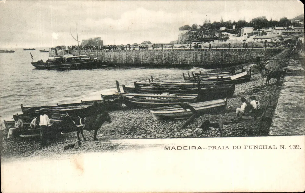 Madeira — Praia do Funchal — N. 139 - Frente