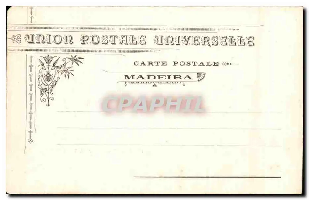 Madeira — Praia do Funchal — N. 139 - Verso