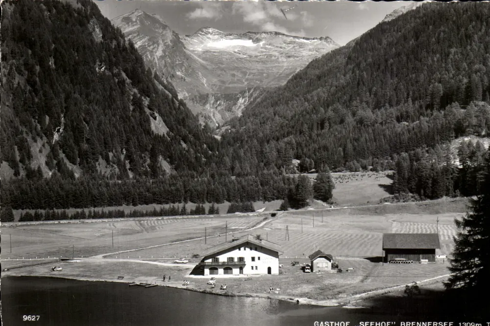 Ostello Seehof Brennersee — 1309m — editore sconosciuto, n° 9627 - Recto