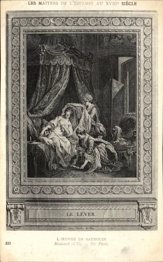 Das Erwachen — Werk von Massard (1771) — ND Phot. - Vorderseite