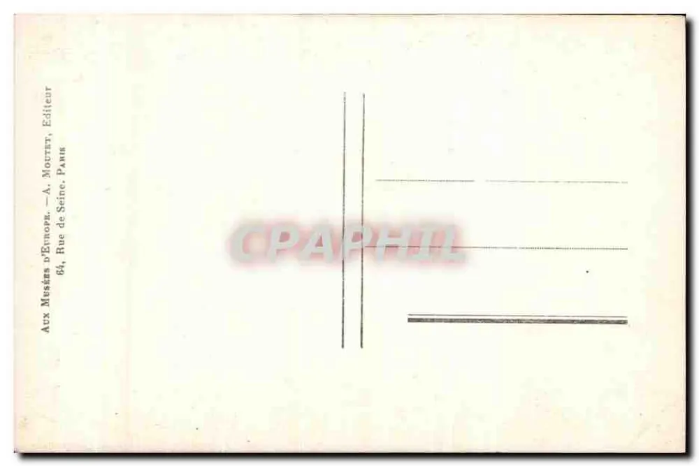 Wieża zwycięstwa z Samothraki — grecka statua — A. MOUTET PARIS, n°44 - Rewers