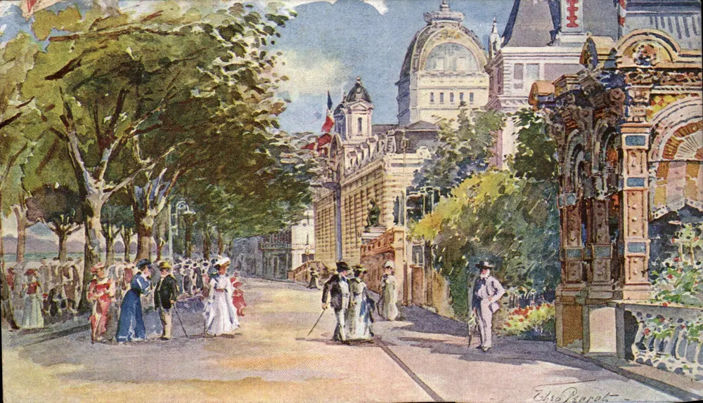 Ansicht der Weltausstellung 1900 in Paris — Verleger: Élie Perrot - Vorderseite