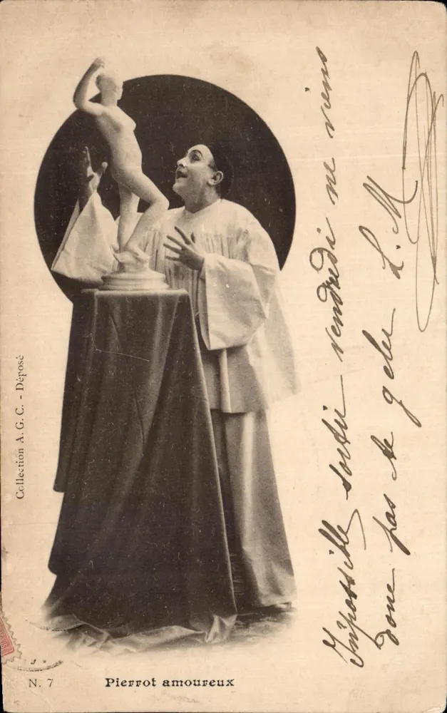 Pierrot amoureux — Sammlung A.G.C. — N. 7 - Vorderseite