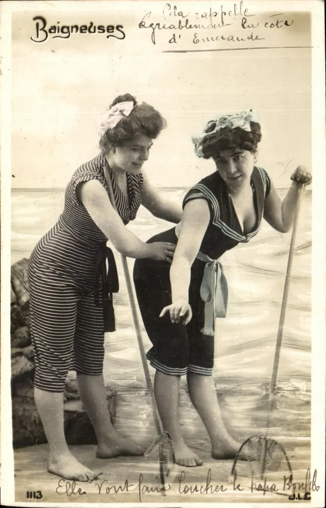 Zwei Bäder — Strand — J.L.E. Nr. 1113 - Vorderseite
