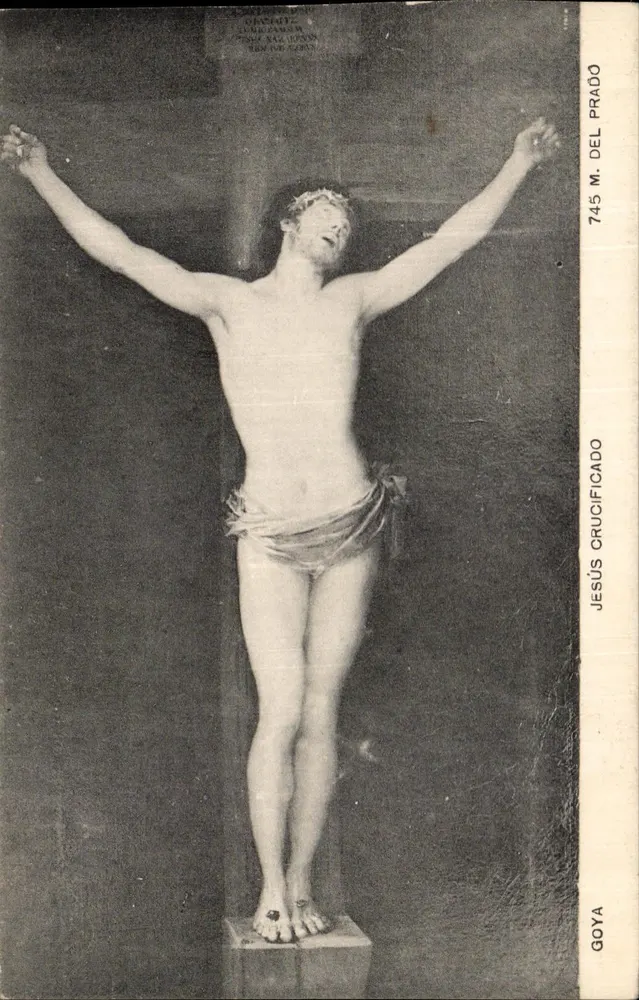 Jesu crucificado — obra de Goya — edição Pot Lacoste, n° 745 - Frente