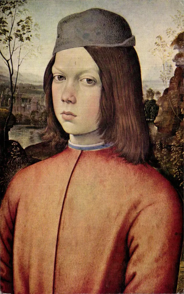 Porträt eines jungen Jungen — Pinturicchio — Veröffentlicht vom Nationalen Komitee für Kindheit, Paris-VIII* - Vorderseite