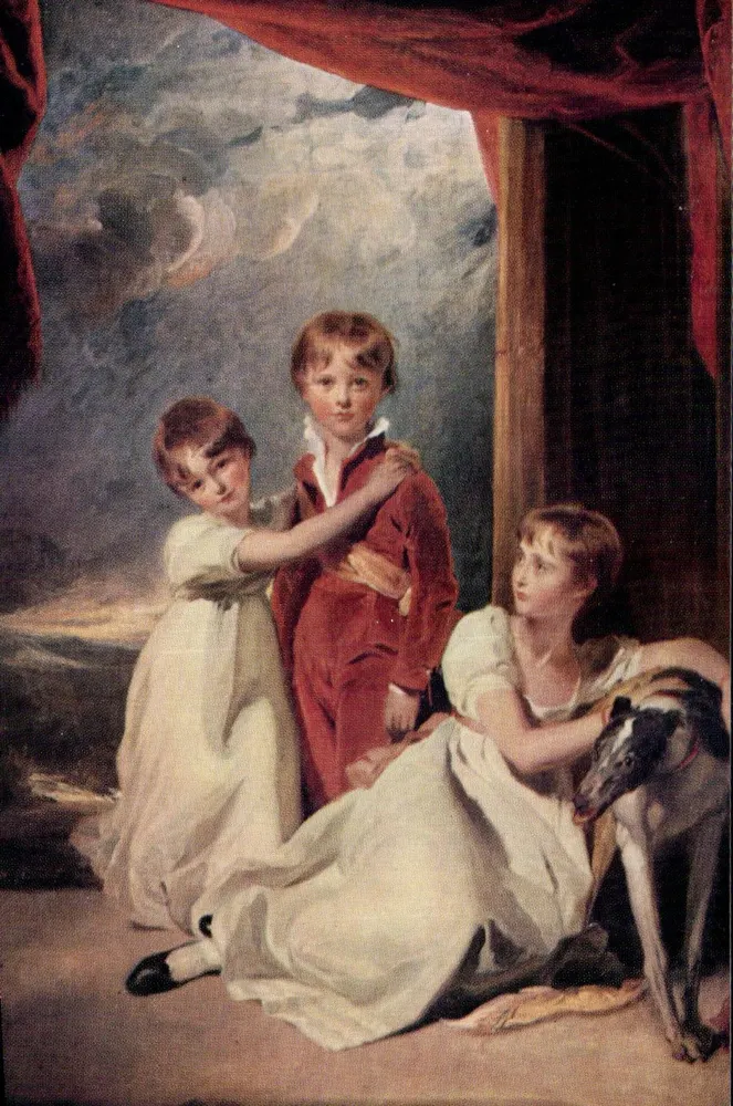 Porträt der Fluyder-Kinder — Thomas Lawrence — Veröffentlicht vom Nationalen Komitee für Kinder - Vorderseite