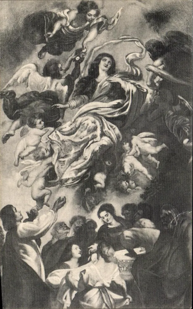 Die Aufnahme der Jungfrau — Kathedrale von Antwerpen — Verlag P. P. Rubens, n° 164 - Vorderseite