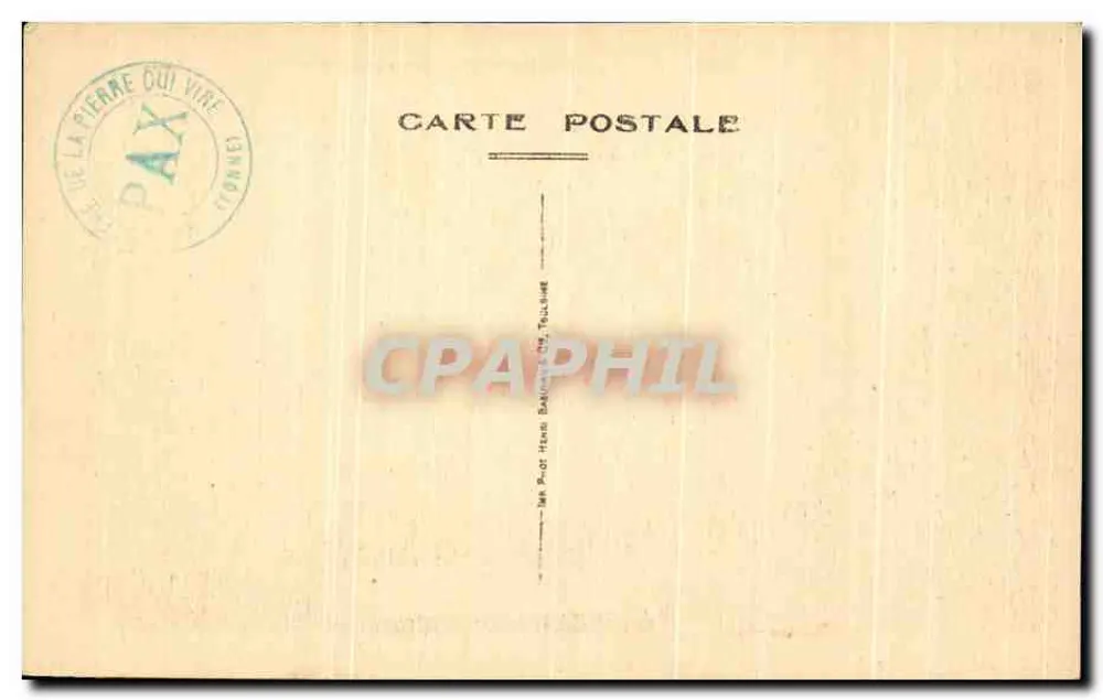 Kloster Sainte-Marie von La Pierre-qui-Vire (Yonne) — Die Krypta — unbekannter Verlag, Nr. 19 - Rückseite