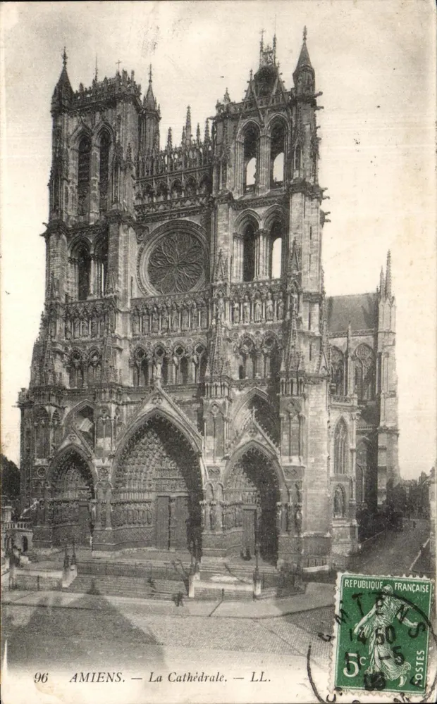 Amiens — A Catedral — LL. — n°96 - Frente