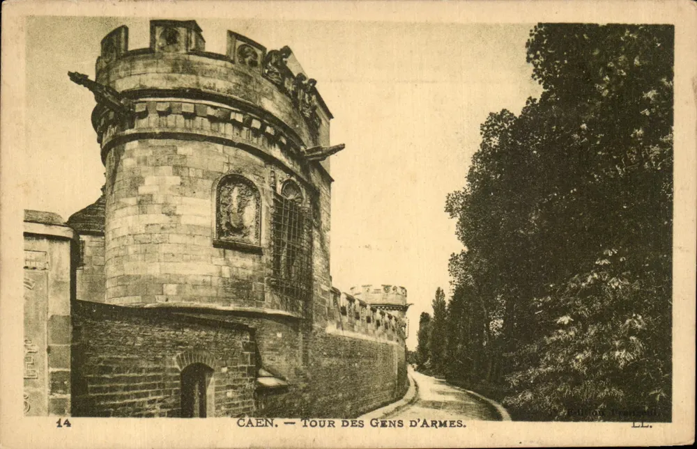 Caen — Toren der Gens d'Armes — Franse editie LL - Voorkant