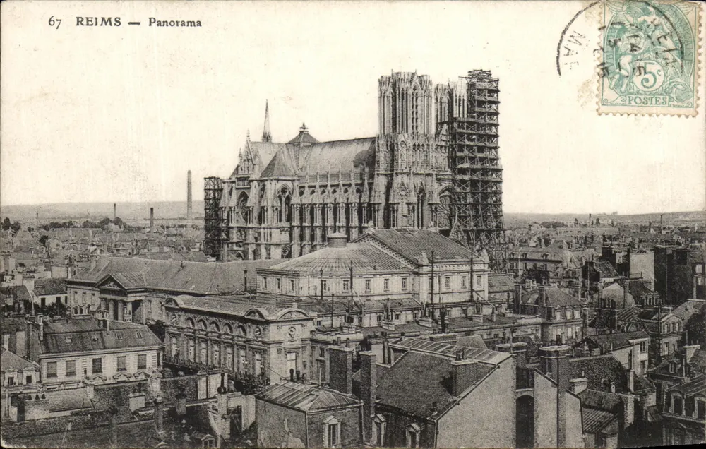 Reims — Panorama — Editor não identificado, n° de série 67 - Frente