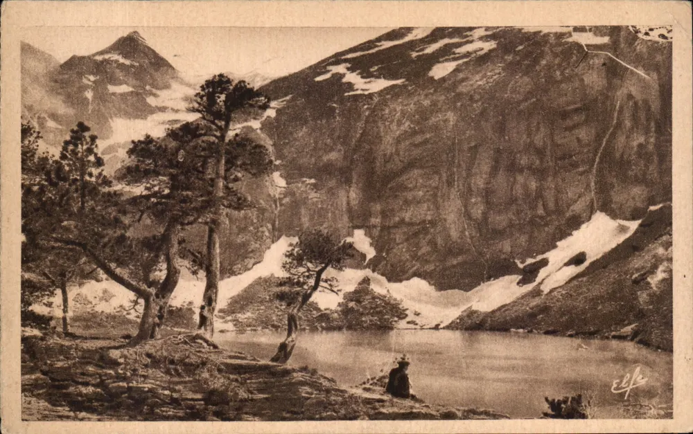 See Espingo — Über dem See Oo, 1.875 m. — Éditions Labouhâd Frères - Toulouse - Vorderseite
