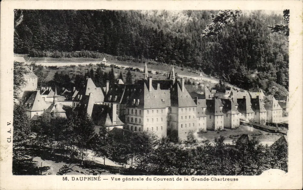 Dauphiné — Allgemeiner Blick auf das Kloster der Grande-Chartreuse — CI.A.V. n°56 - Vorderseite