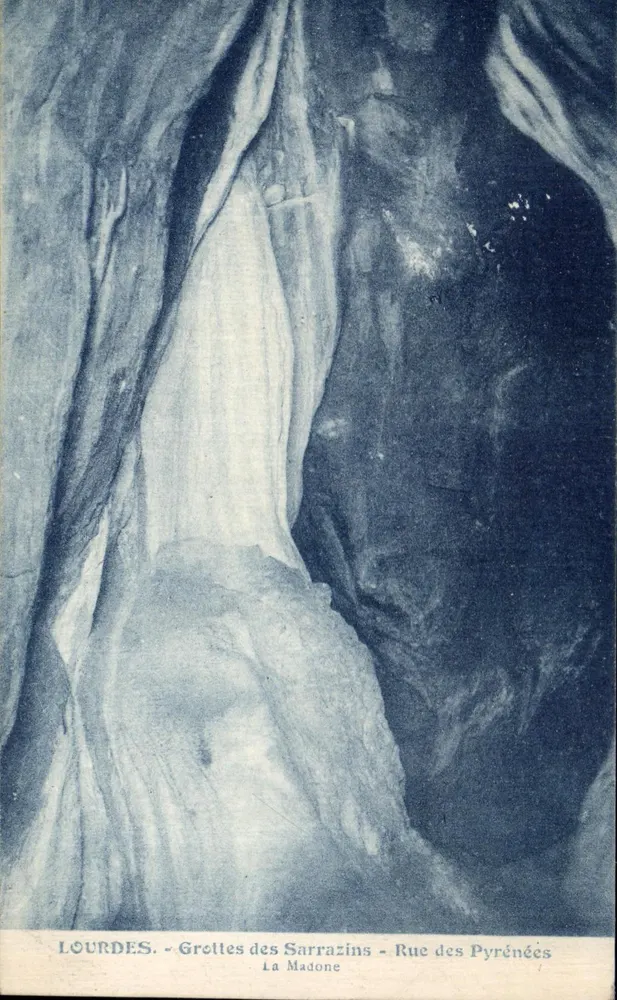 Höhlen der Sarrazinen - Die Madonna - Lourdes - Rue des Pyrénées - Vorderseite