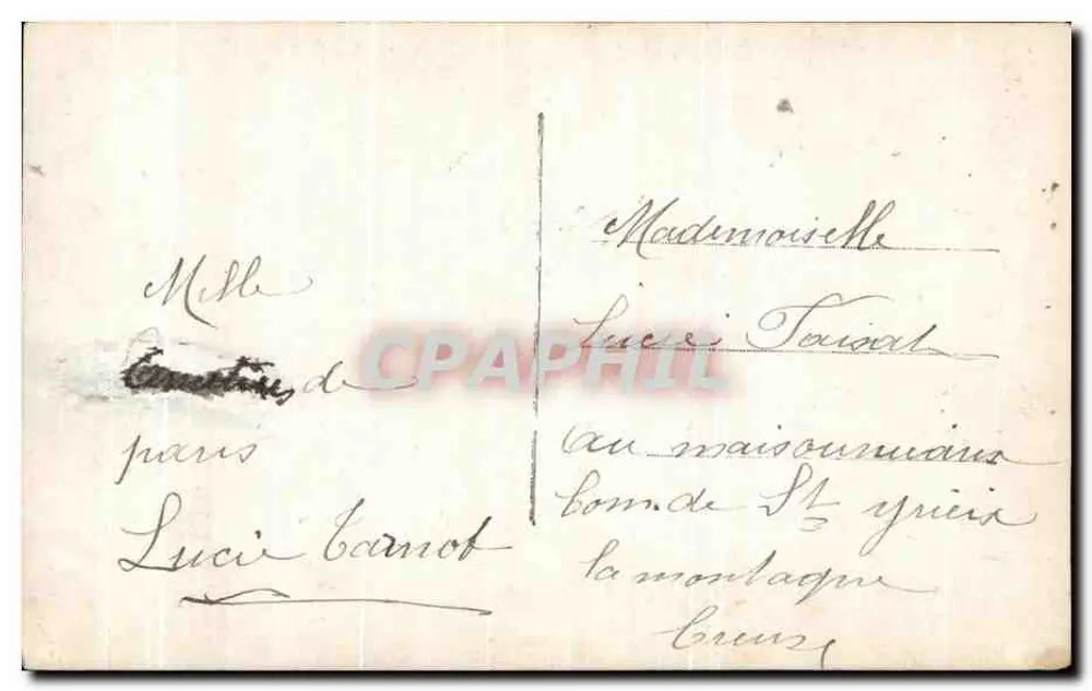 Couple en tenue de soirée — scène de studio — éditeur : Georges S. (n° 1135) - Verso