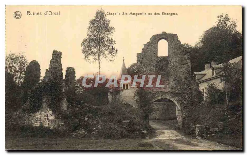 Ruinen von Orval — Kapelle Sainte Marguerite oder der Fremden — Verlag LHS, Seriennummer nicht sichtbar - Vorderseite