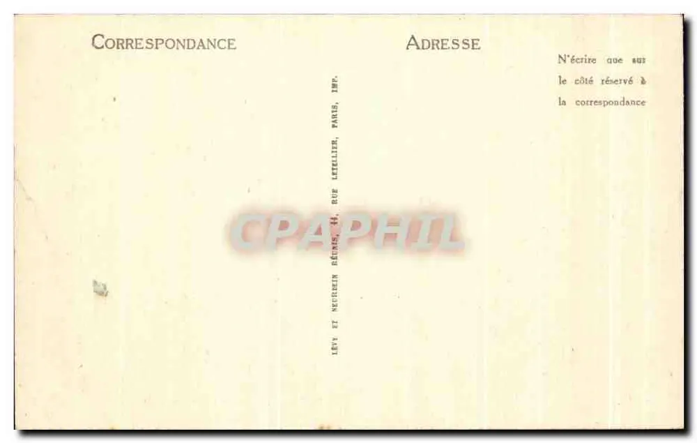 Saint-Paul (A.-M) — Fonte Monumental — ND — Imp. Letellier, Paris - Verso