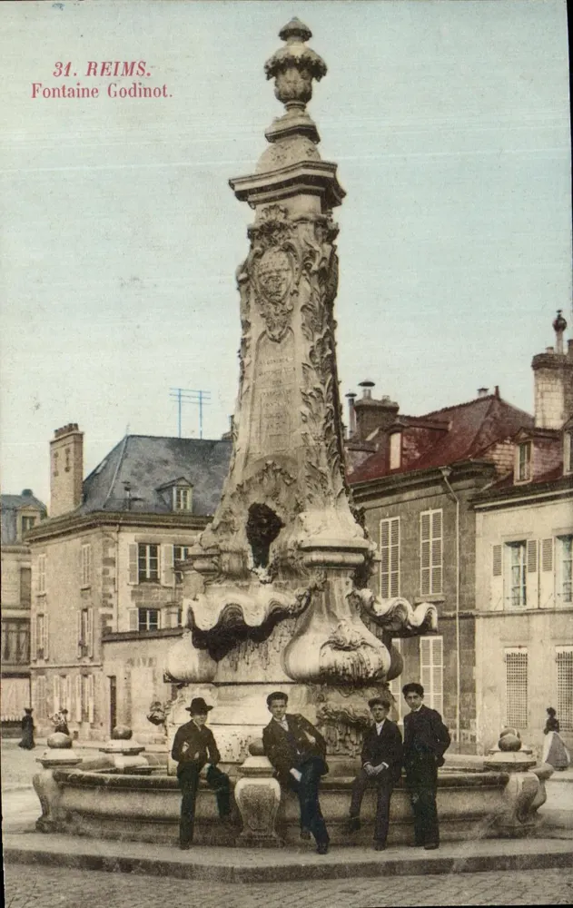 Reims — Fontaine Godinot — Unbekannter Verlag, Seriennummer 31 - Vorderseite