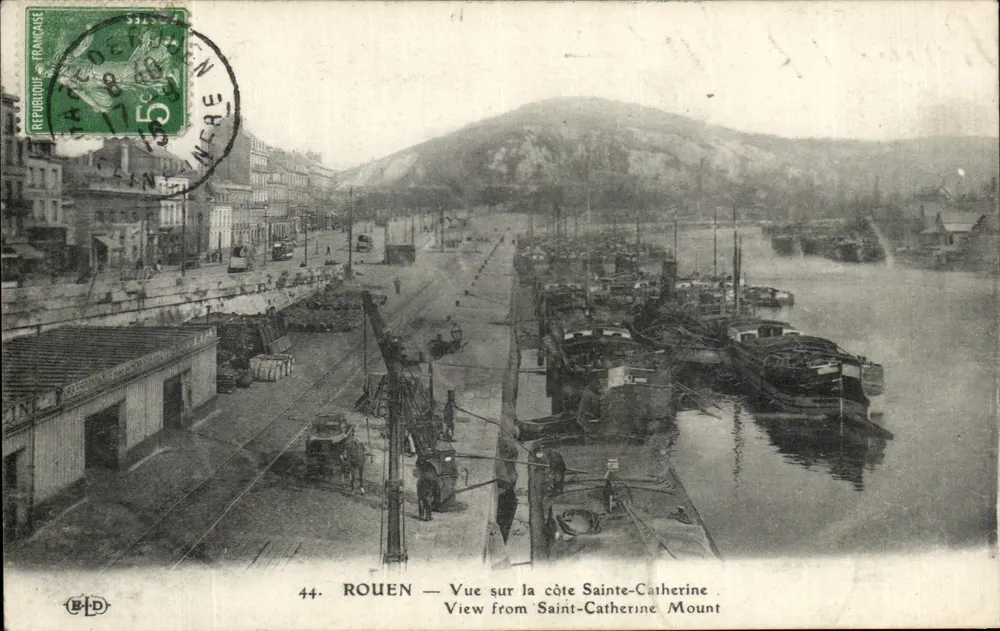 Rouen — Ansicht der Küste Sainte-Catherine — B-D - Vorderseite
