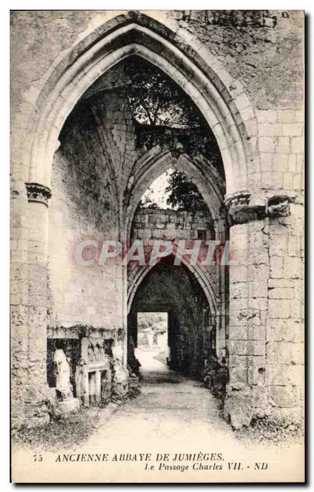 Alte Abtei von Jumièges — Le Passage Charles VII — ND - Vorderseite
