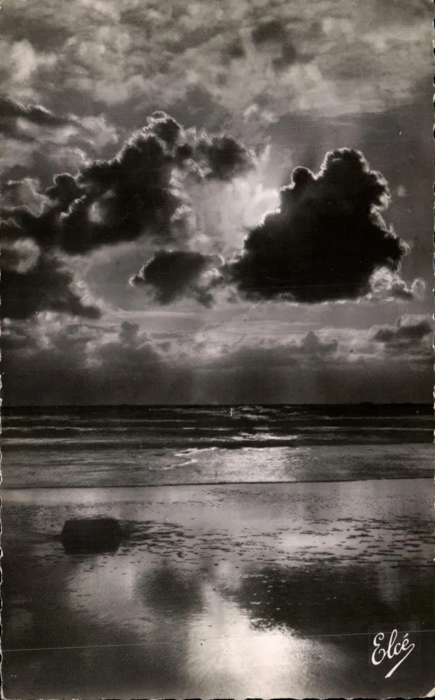 Pôr do Sol no Oceano — Ilha de Ré — L. Chatagneau 3.041 - Frente