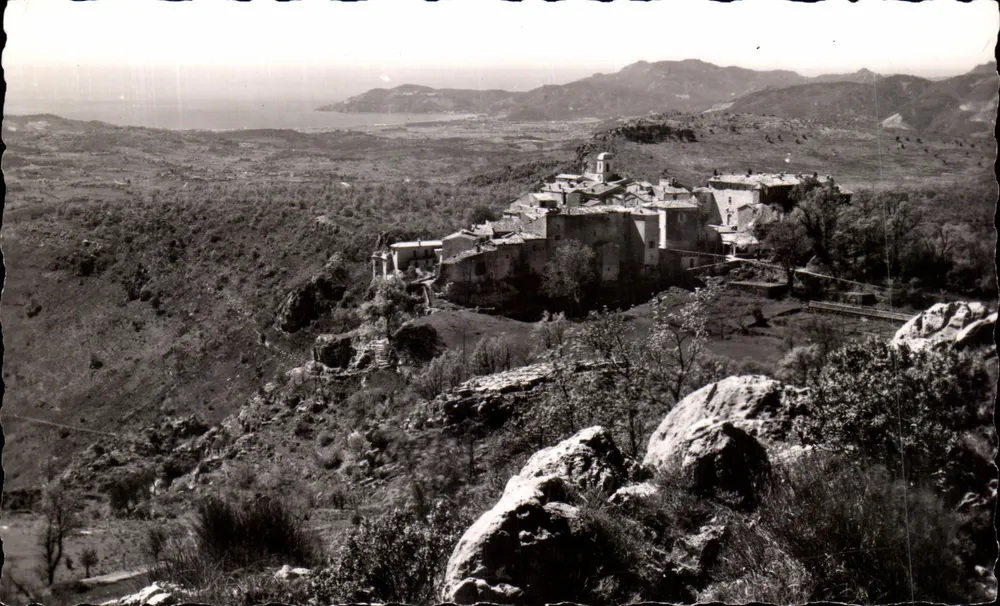 Gourdon — Vue vers la Mer — L’Estérel — L. Gillet & Cie, Nice - Vorderseite