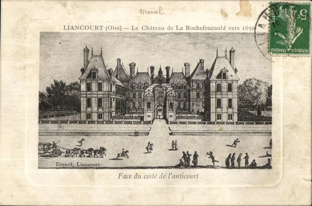 Liancourt (Oise) — Schloss La Rochefoucauld um 1650 — Marcal - Vorderseite