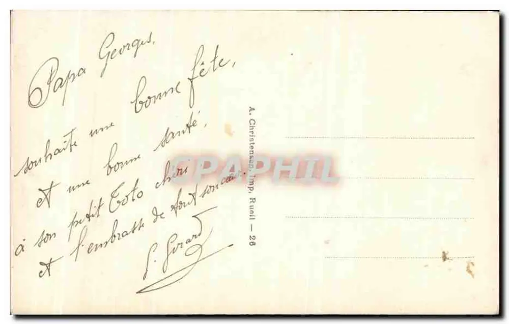 गुलाब और फूलों का बौक्वेट एक बास्केट में — REX 542 — REX Graphil - पीछे