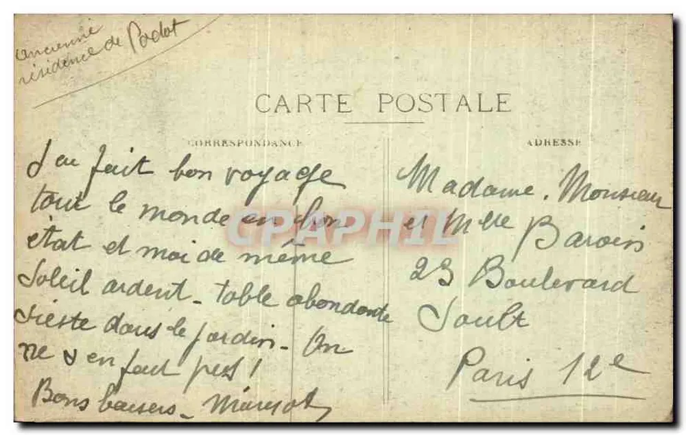 L'Étang d'Hebest Mousrot — Le Morvan Illustré — G. Gervais editor, Sézanne - Verso