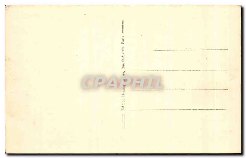 Cheverny - O Castelo - Face Sudoeste — Harmignies, n°1 - Verso