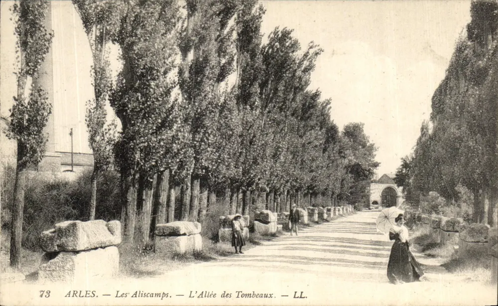 Arles — Les Aliscamps — L'Allée des Tombeaux — LL. — n°73 - Vorderseite