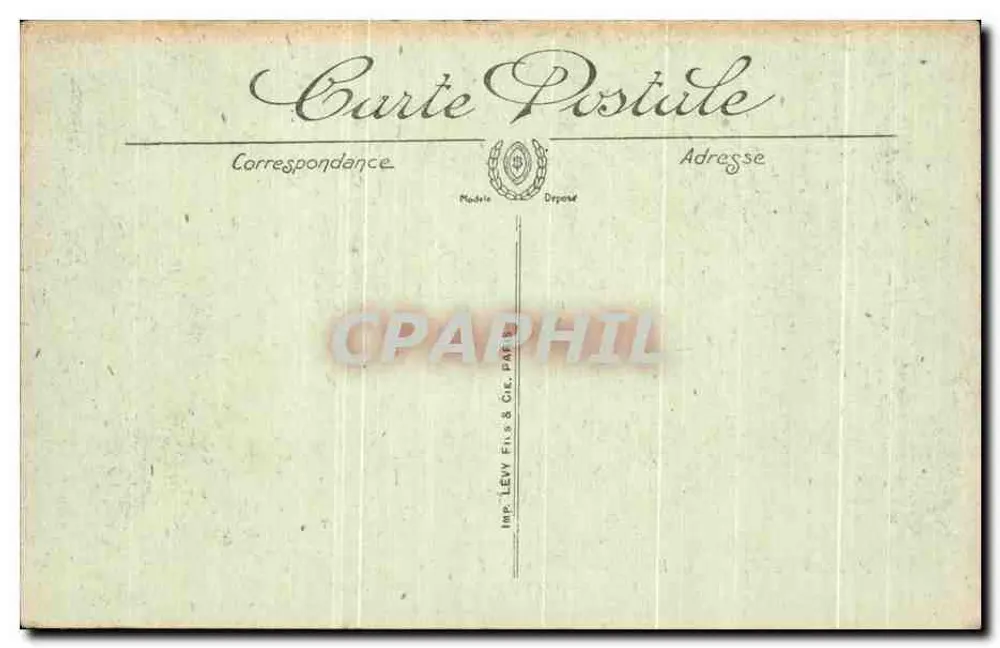 Palais de Versailles — La Chambre de Louis XV — LL. n°35 - Verso
