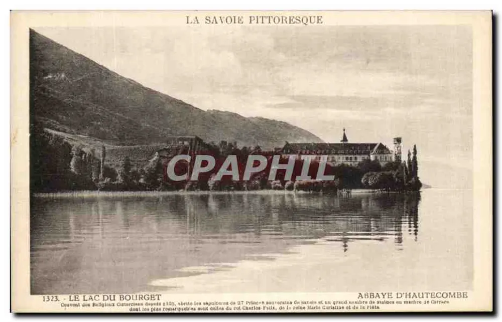 See Bourget — Abtei Haute-Côme — Pittoreskes Savoyen - Vorderseite